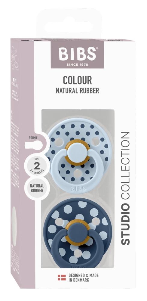 Studio Polka 2 ciucci in lattice taglia 2 Baby Blue/Steel Blue - immagine 2