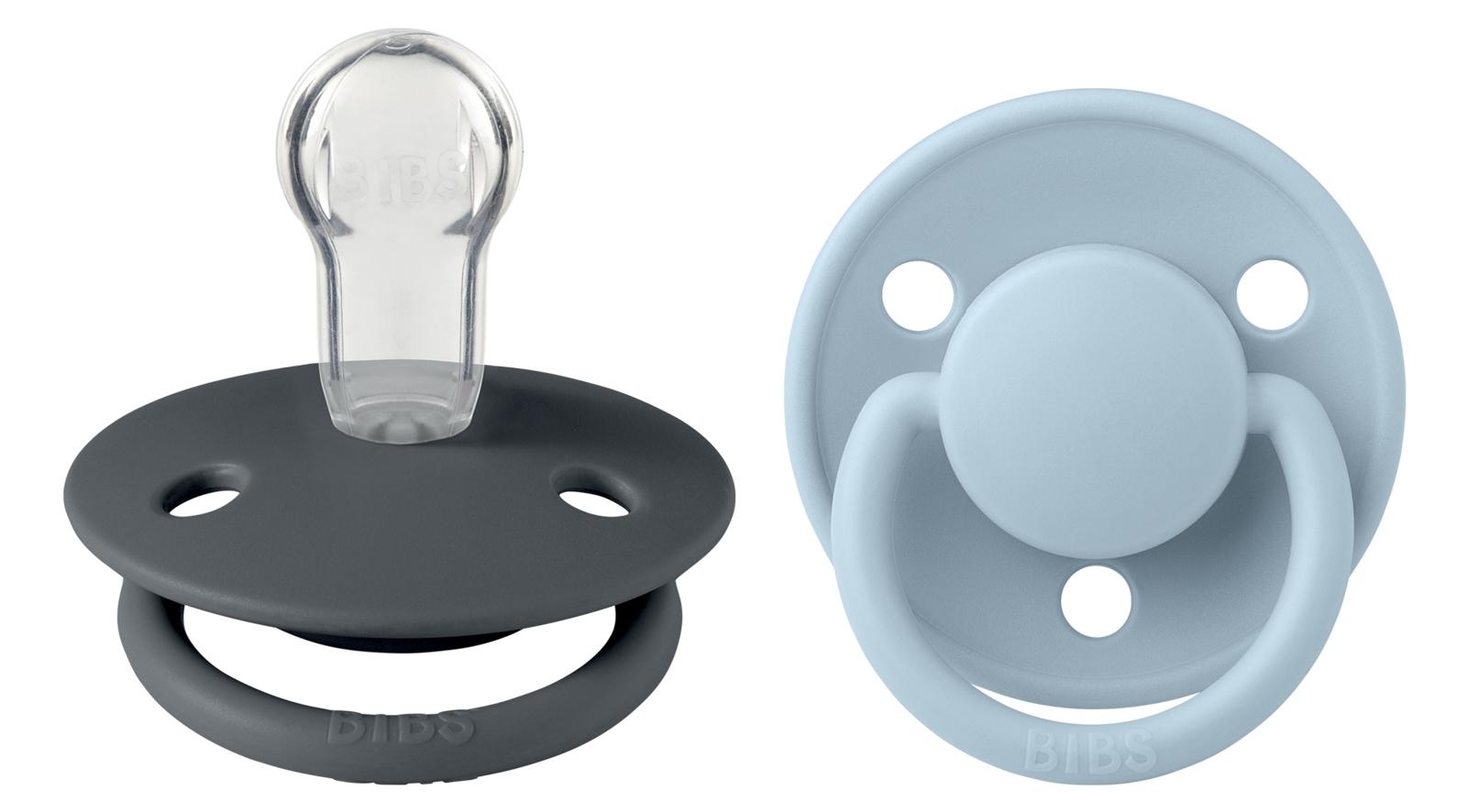 De Lux 2 ciucci in silicone taglia unica Iron/Baby Blue