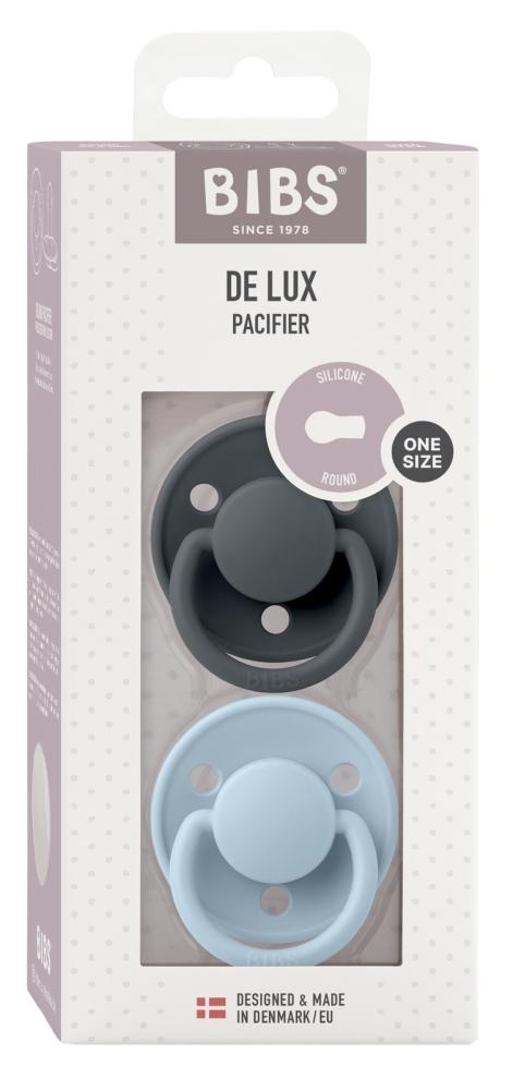 De Lux 2 ciucci in silicone taglia unica Iron/Baby Blue - immagine 2