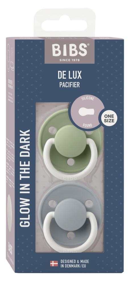 De Lux 2 ciucci in silicone taglia unica Sage Glow/Cloud Glow - immagine 2