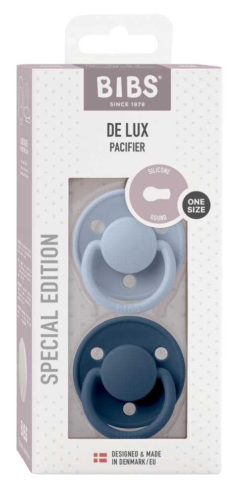 De Lux 2 ciucci in silicone taglia unica Dusty Blue/Steel Blue - immagine 2