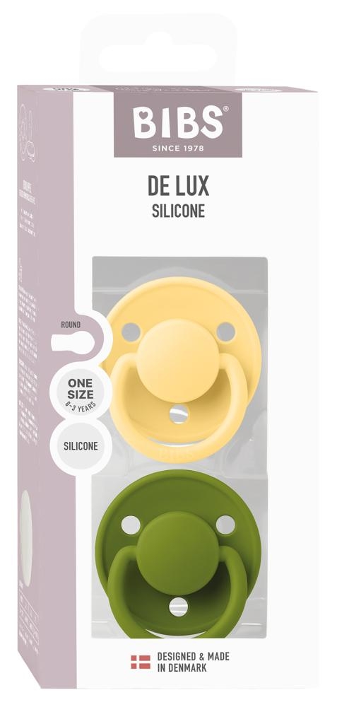 De Lux 2 ciucci in silicone taglia unica Pale Butter/Wasabi - immagine 3
