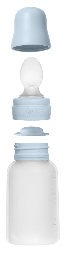 Cucchiaio in silicone squeeze Baby Blue - immagine 2
