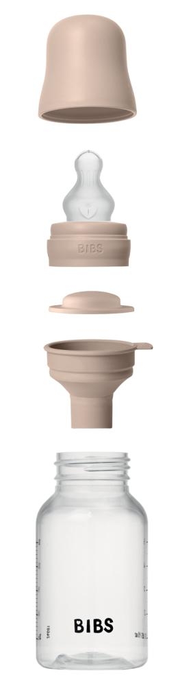 Biberon in plastica con tettarella in silicone 150 ml flusso lento Blush - immagine 2