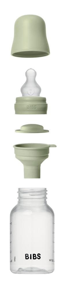 Biberon in plastica con tettarella in silicone 150 ml flusso lento Sage - immagine 2