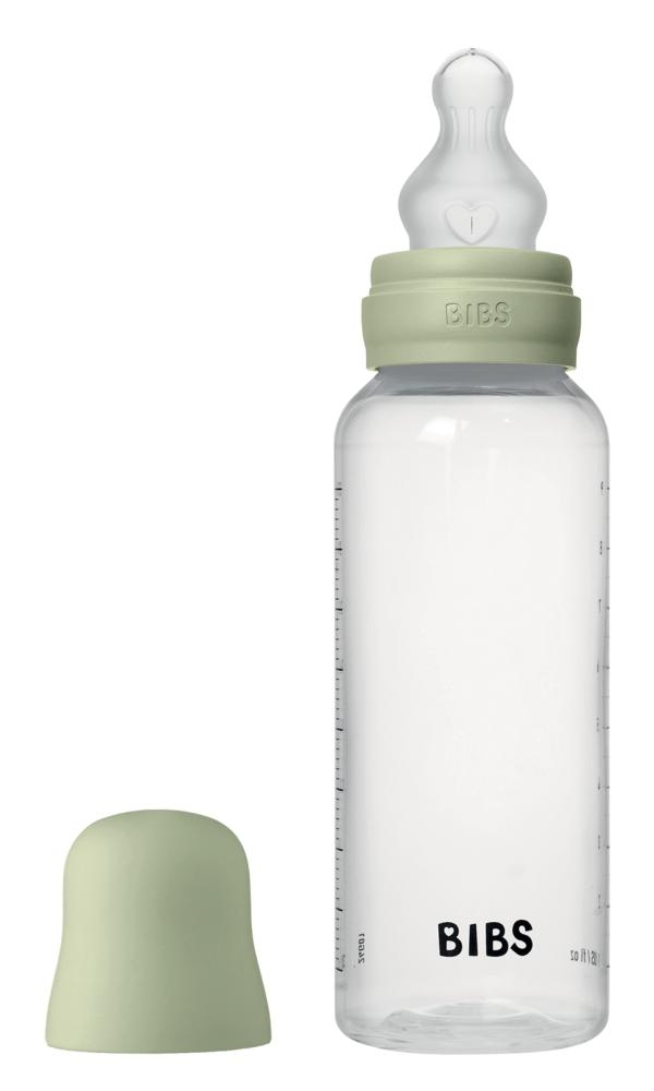 Biberon in plastica con tettarella in silicone 270 ml flusso medio Sage