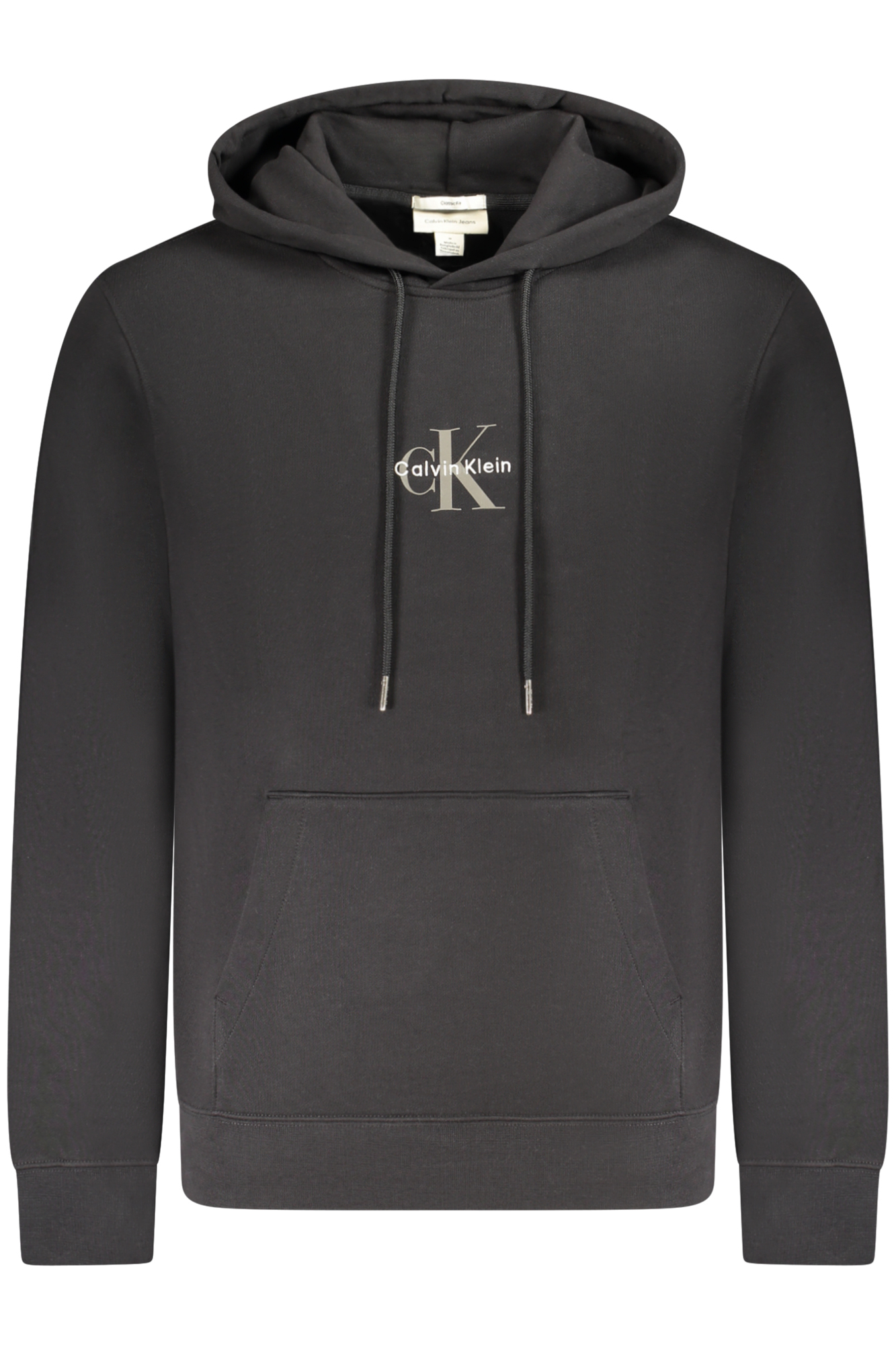 CALVIN KLEIN FELPA SENZA ZIP UOMO - Nero