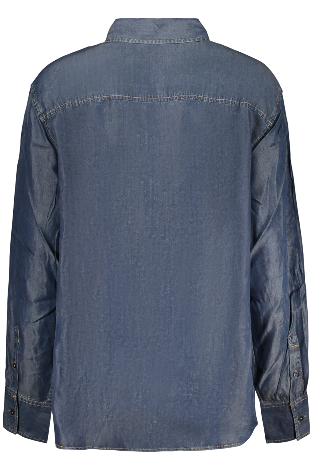 DESIGUAL CAMICIA MANICHE LUNGHE DONNA - Blu - immagine 2