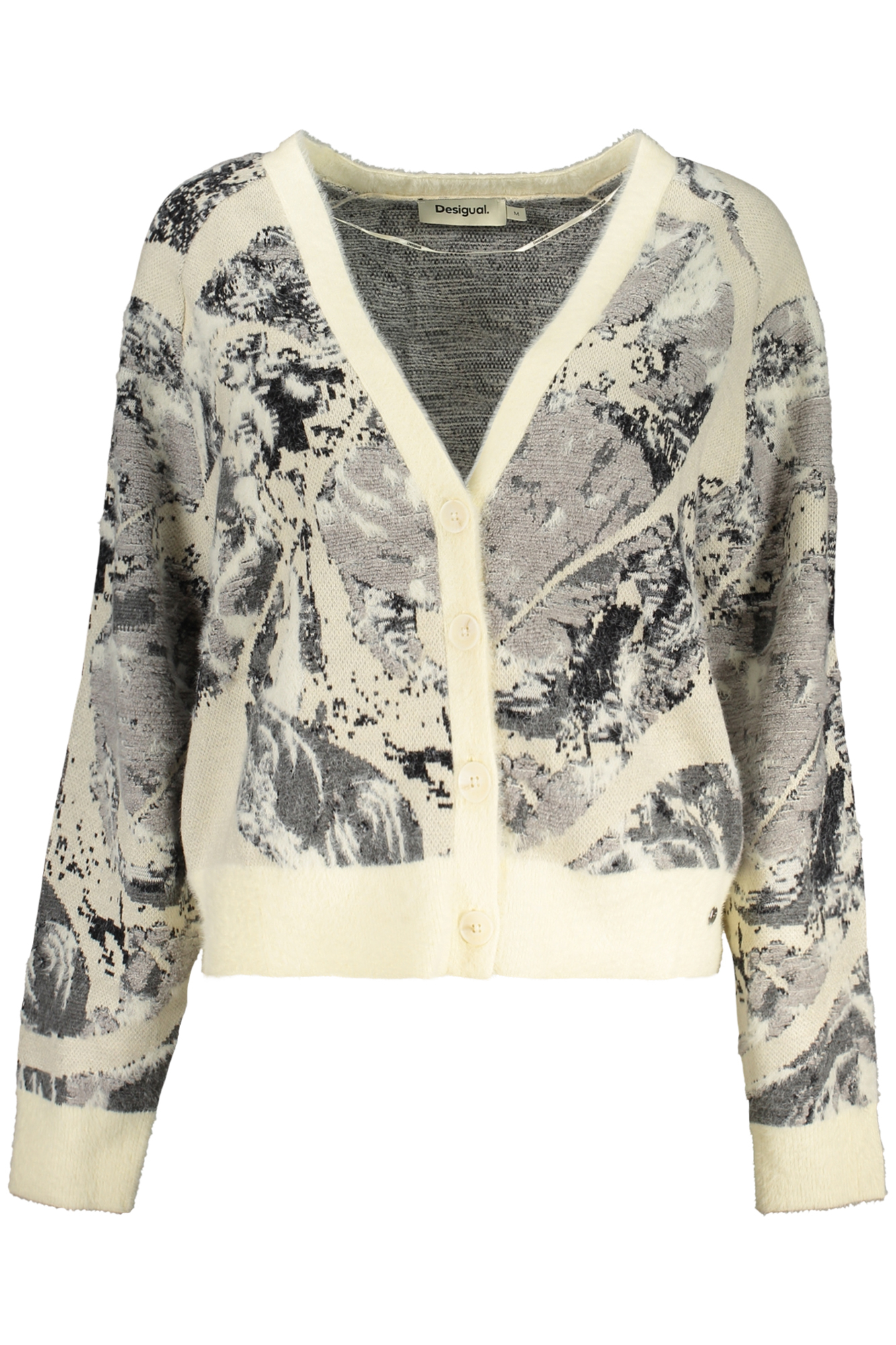 DESIGUAL CARDIGAN DONNA - Bianco