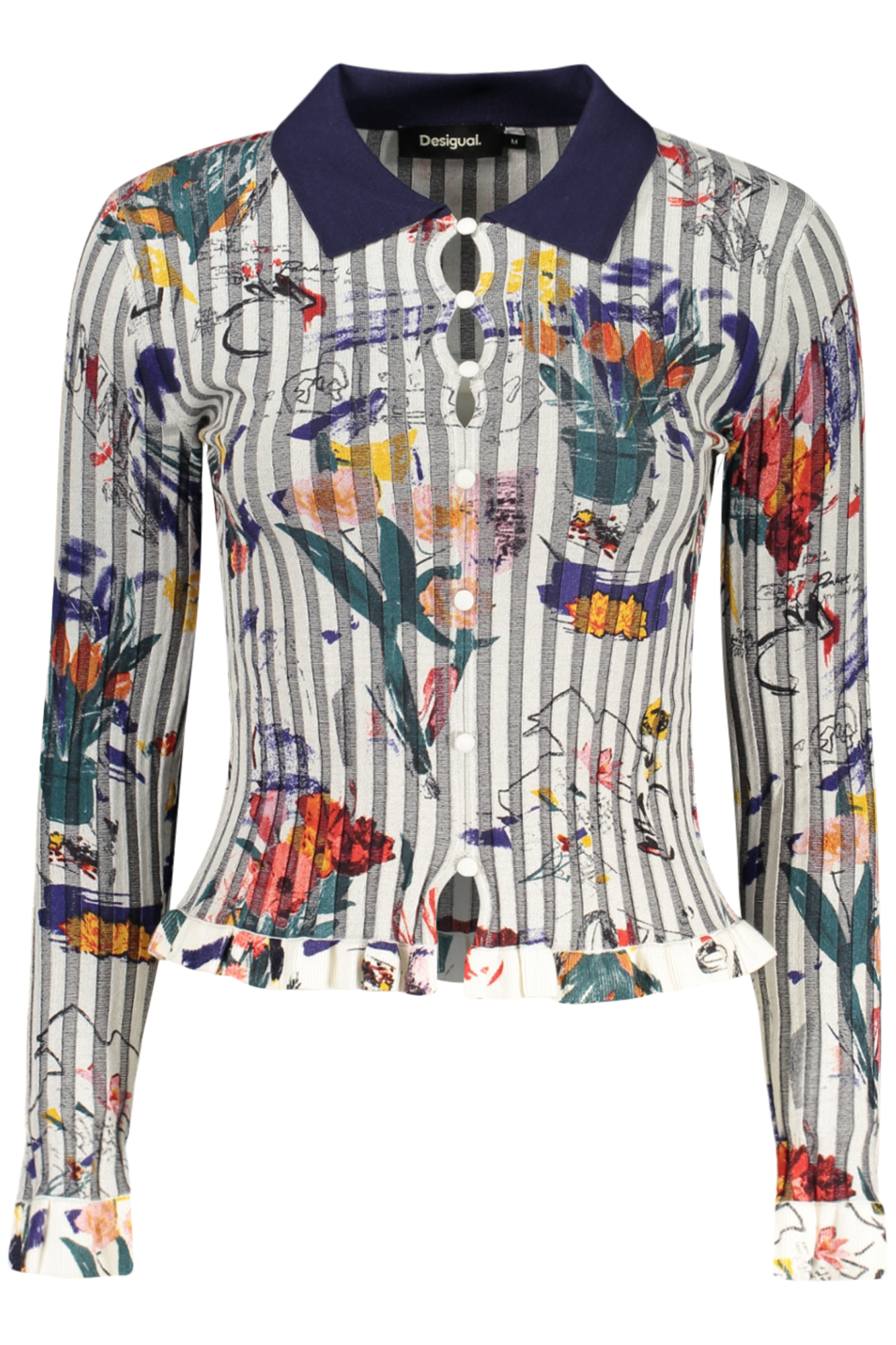 DESIGUAL MAGLIA DONNA - Bianco