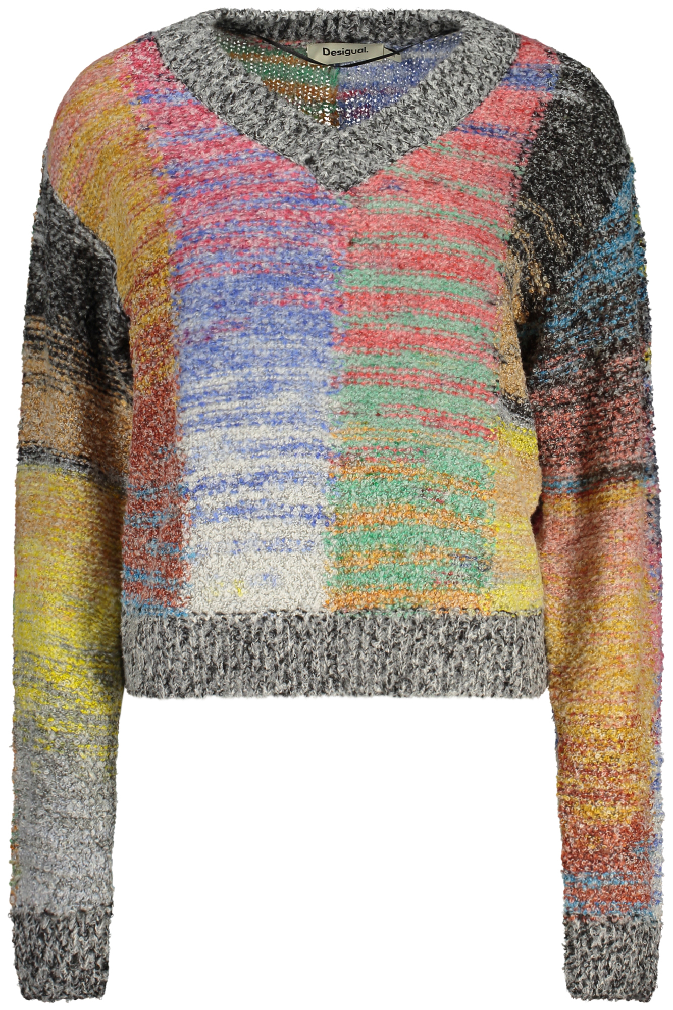 DESIGUAL MAGLIA DONNA - Giallo