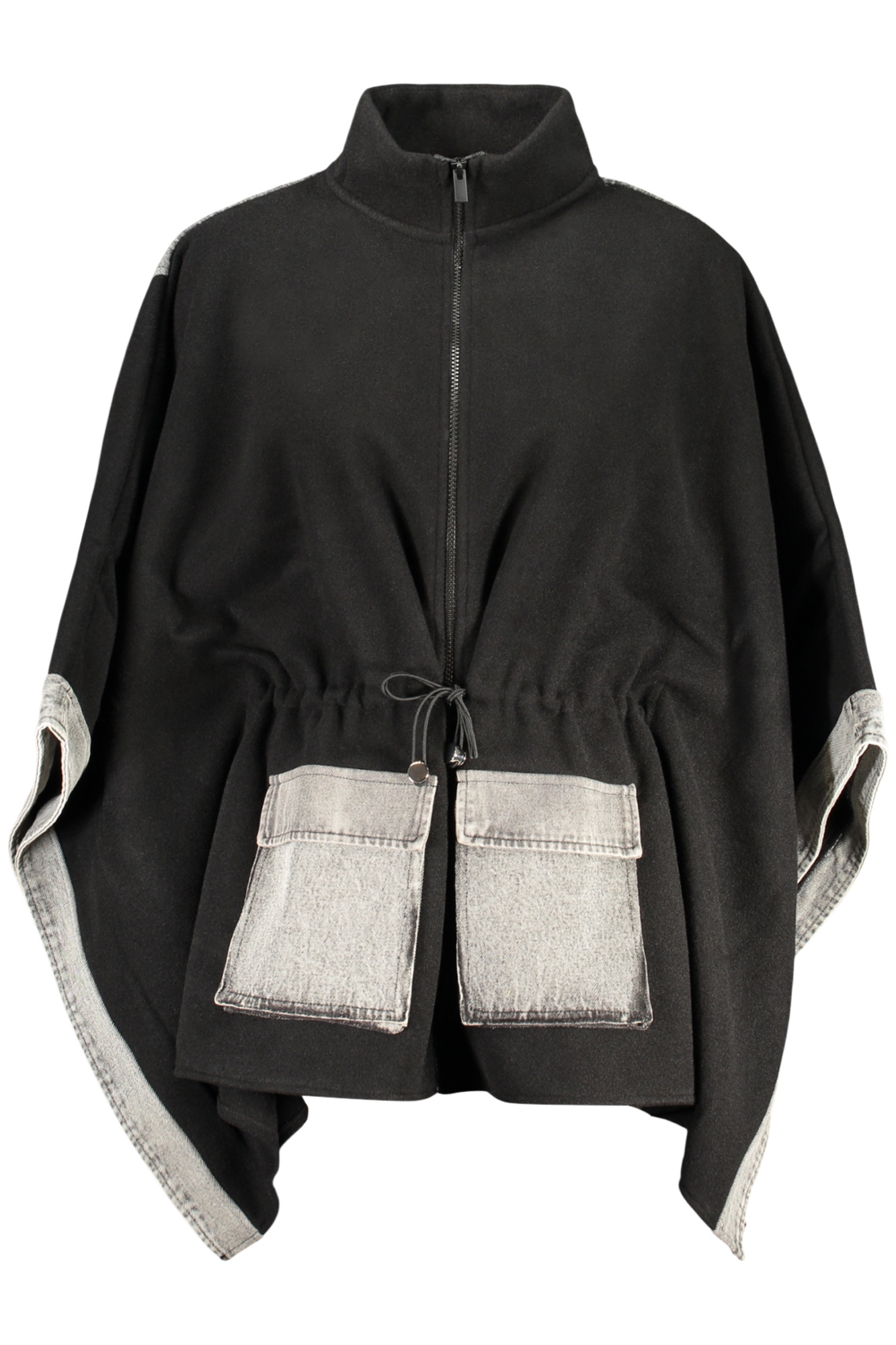 DESIGUAL PONCHO DONNA - Nero