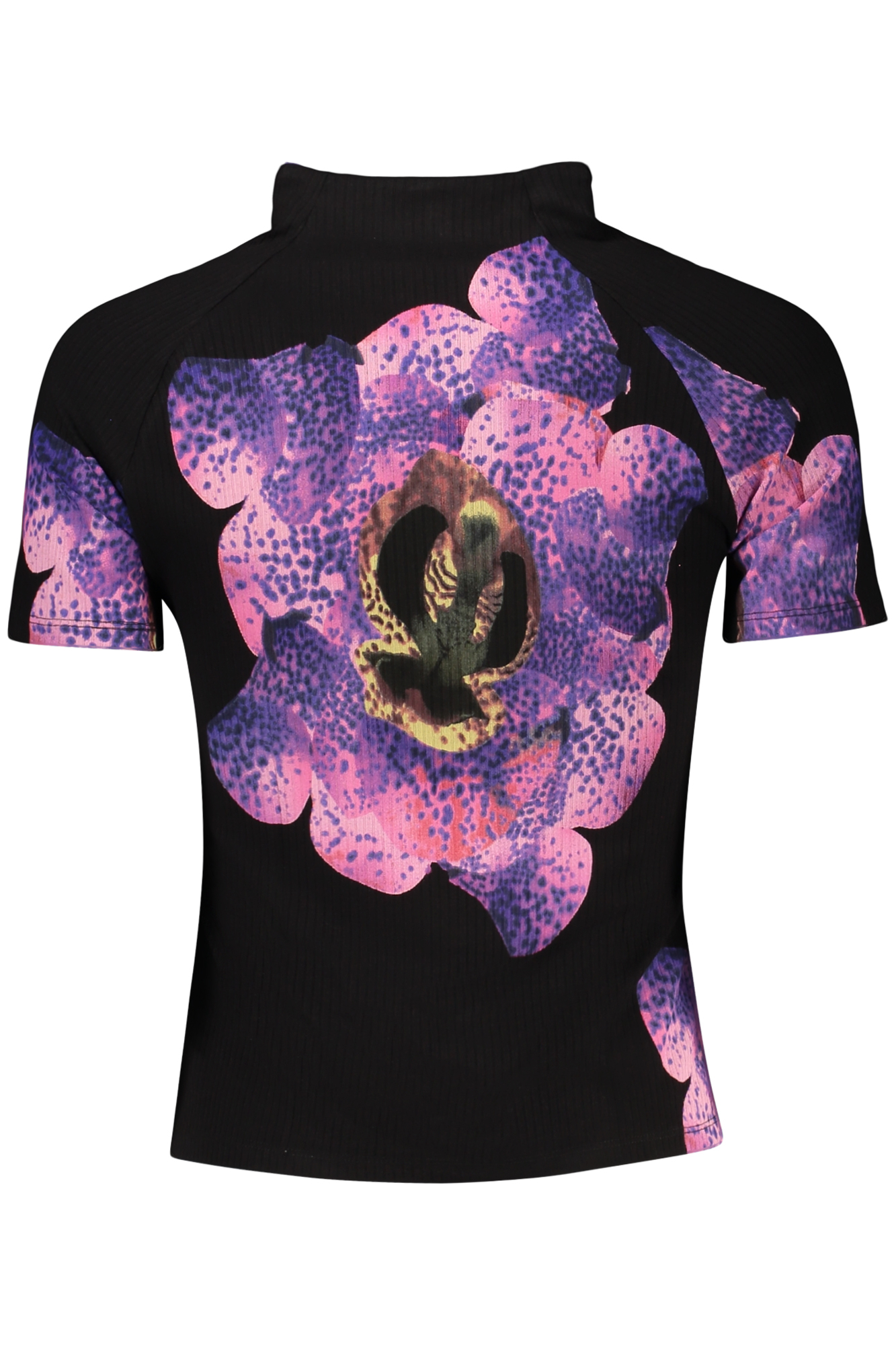 DESIGUAL T-SHIRT MANICHE CORTE DONNA - Nero - immagine 2