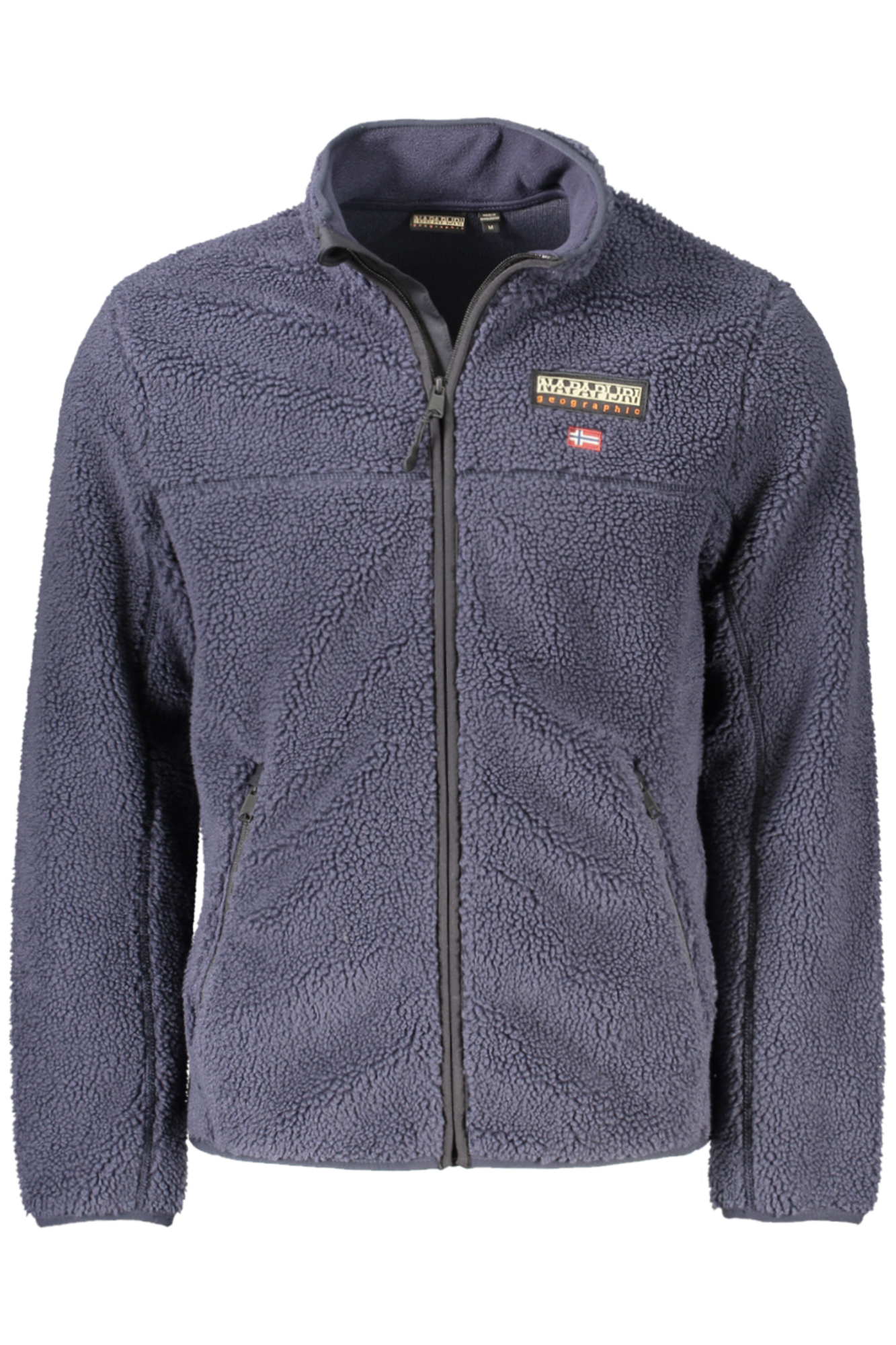 NAPAPIJRI FELPA CON ZIP UOMO - Blu