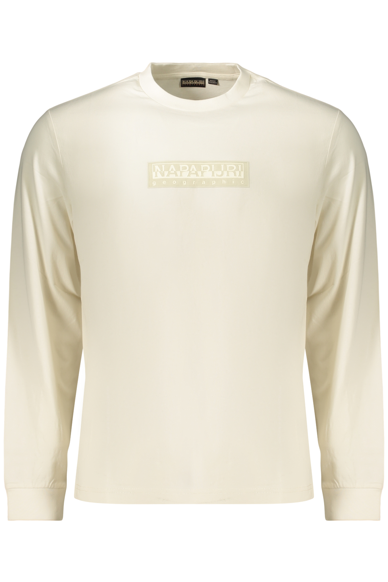 NAPAPIJRI T-SHIRT MANICHE LUNGHE UOMO - Bianco