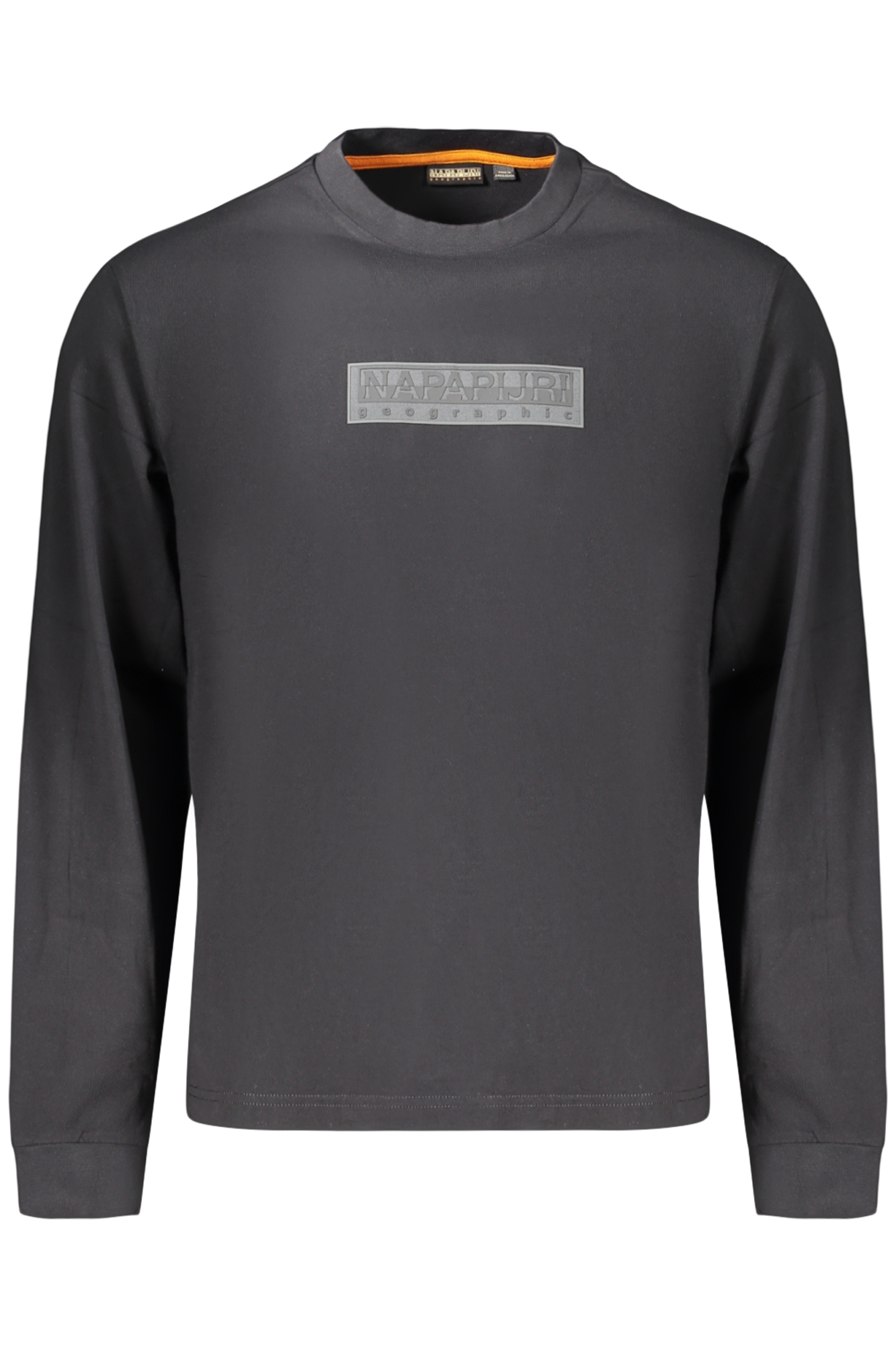 NAPAPIJRI T-SHIRT MANICHE LUNGHE UOMO - Nero
