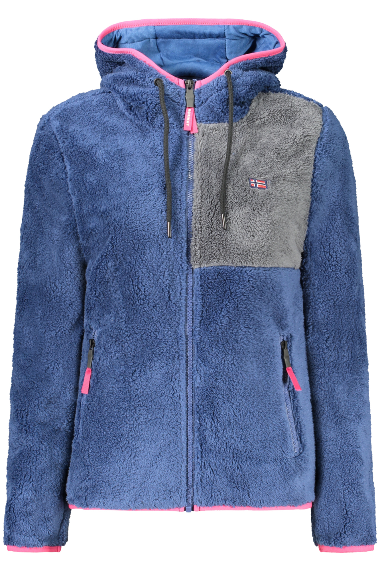 NORWAY 1963 FELPA CON ZIP DONNA - Blu