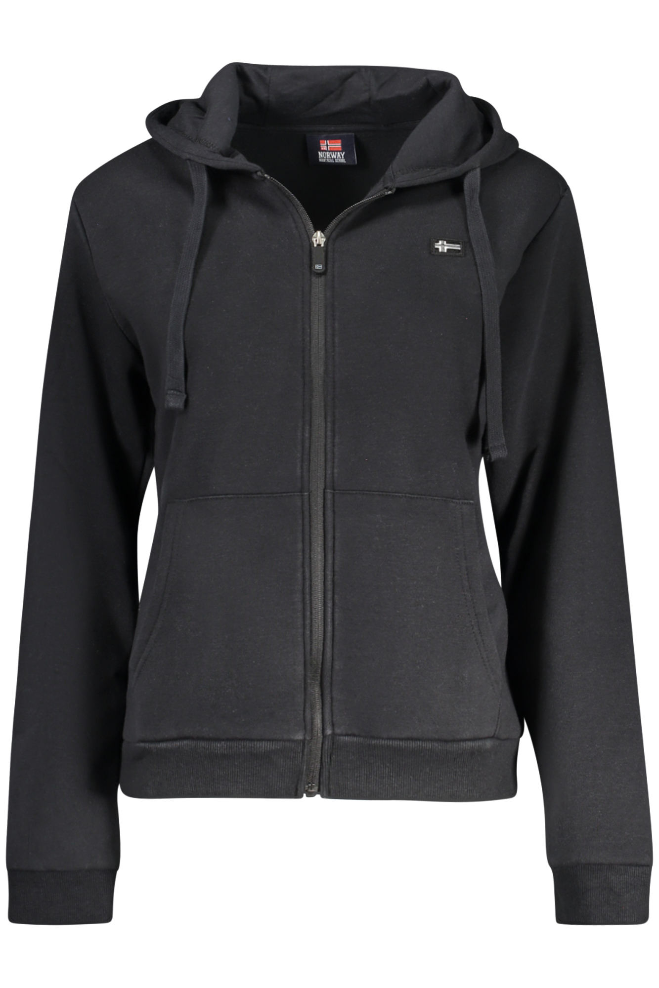 NORWAY 1963 FELPA CON ZIP DONNA - Nero