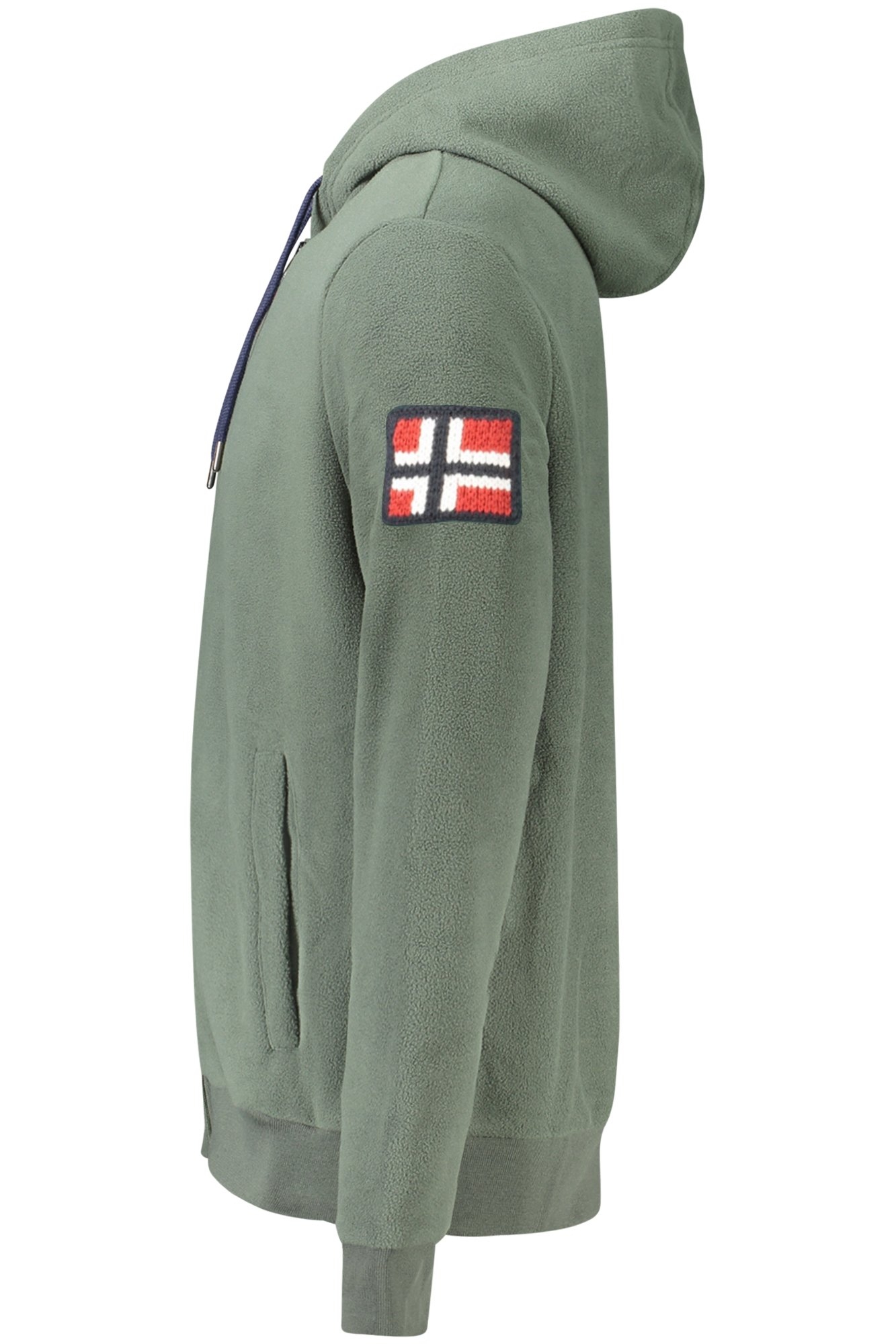 NORWAY 1963 FELPA CON ZIP UOMO - Verde - immagine 3