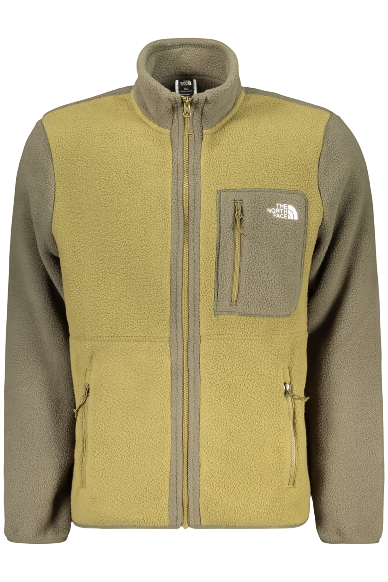 THE NORTH FACE FELPA CON ZIP UOMO - Verde