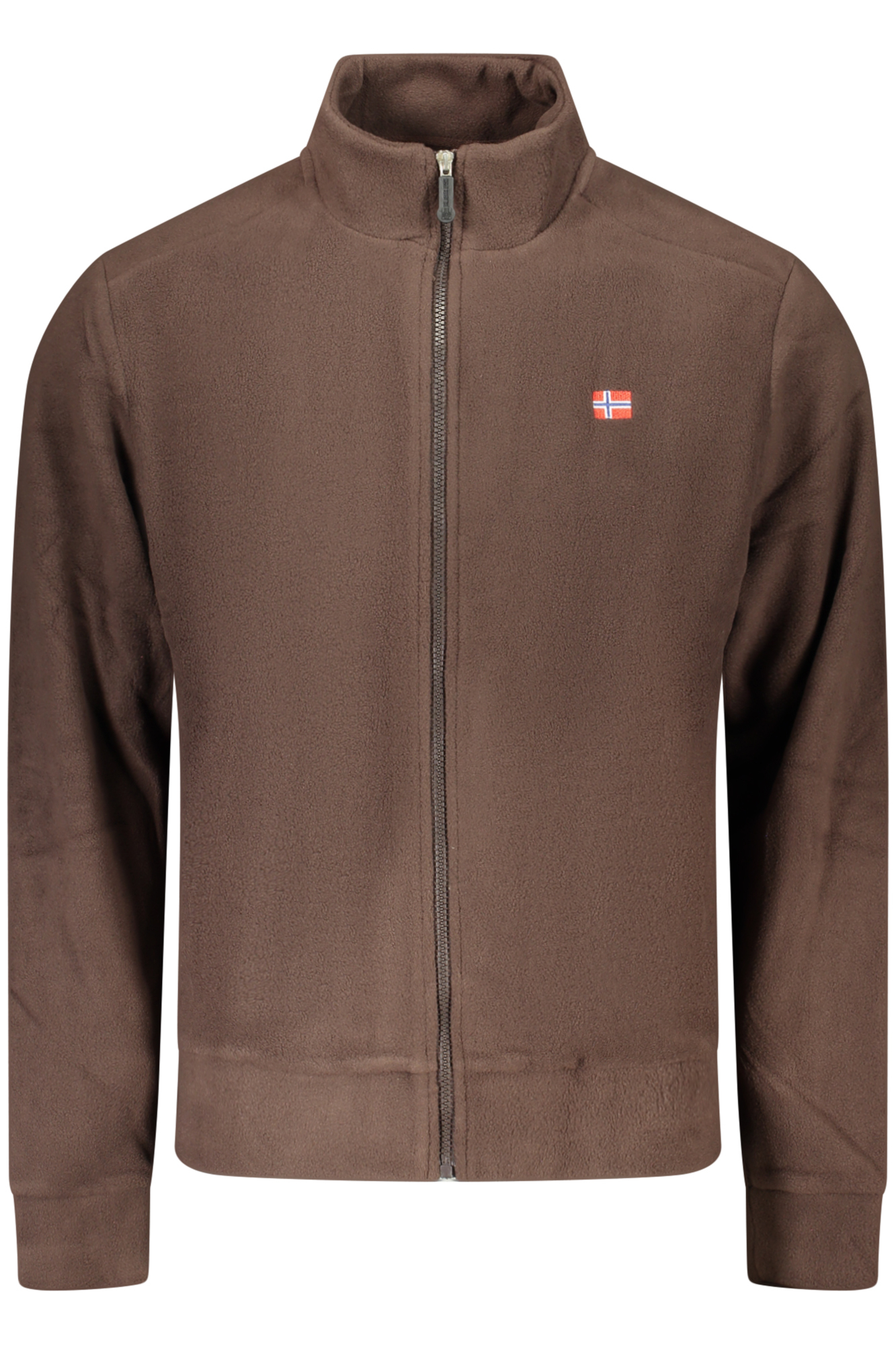 THE NORTH STONE FELPA CON ZIP UOMO - Marrone