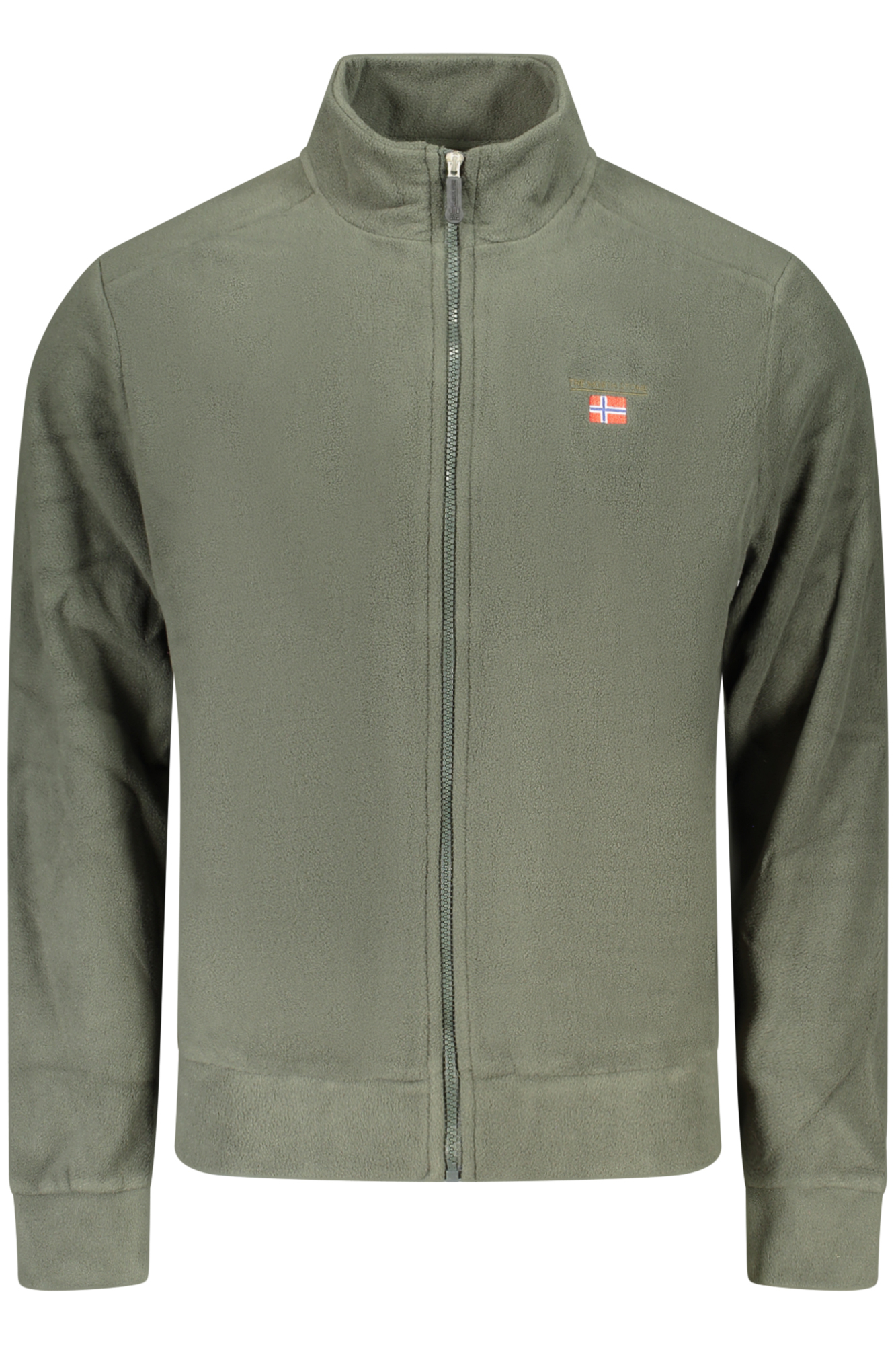 THE NORTH STONE FELPA CON ZIP UOMO - Verde