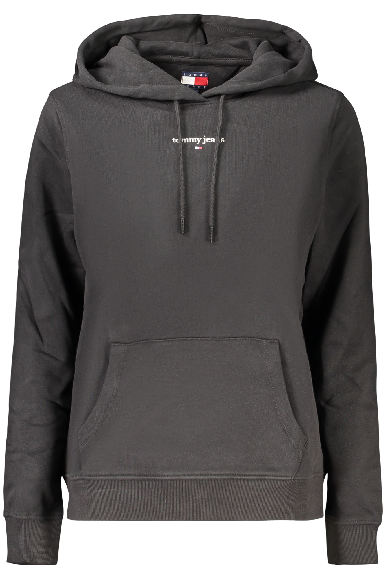 TOMMY HILFIGER FELPA SENZA ZIP DONNA - Nero
