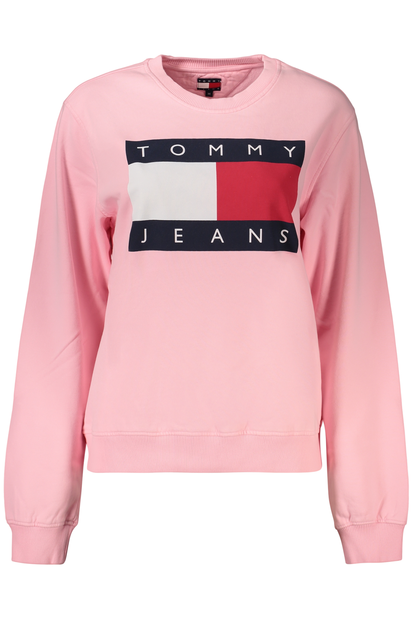 TOMMY HILFIGER FELPA SENZA ZIP DONNA - Rosa
