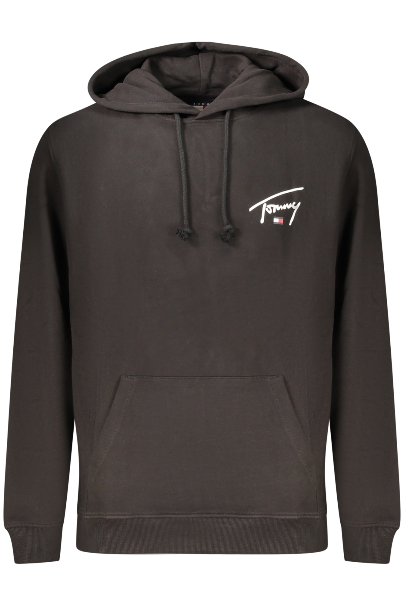 TOMMY HILFIGER FELPA SENZA ZIP UOMO - Nero
