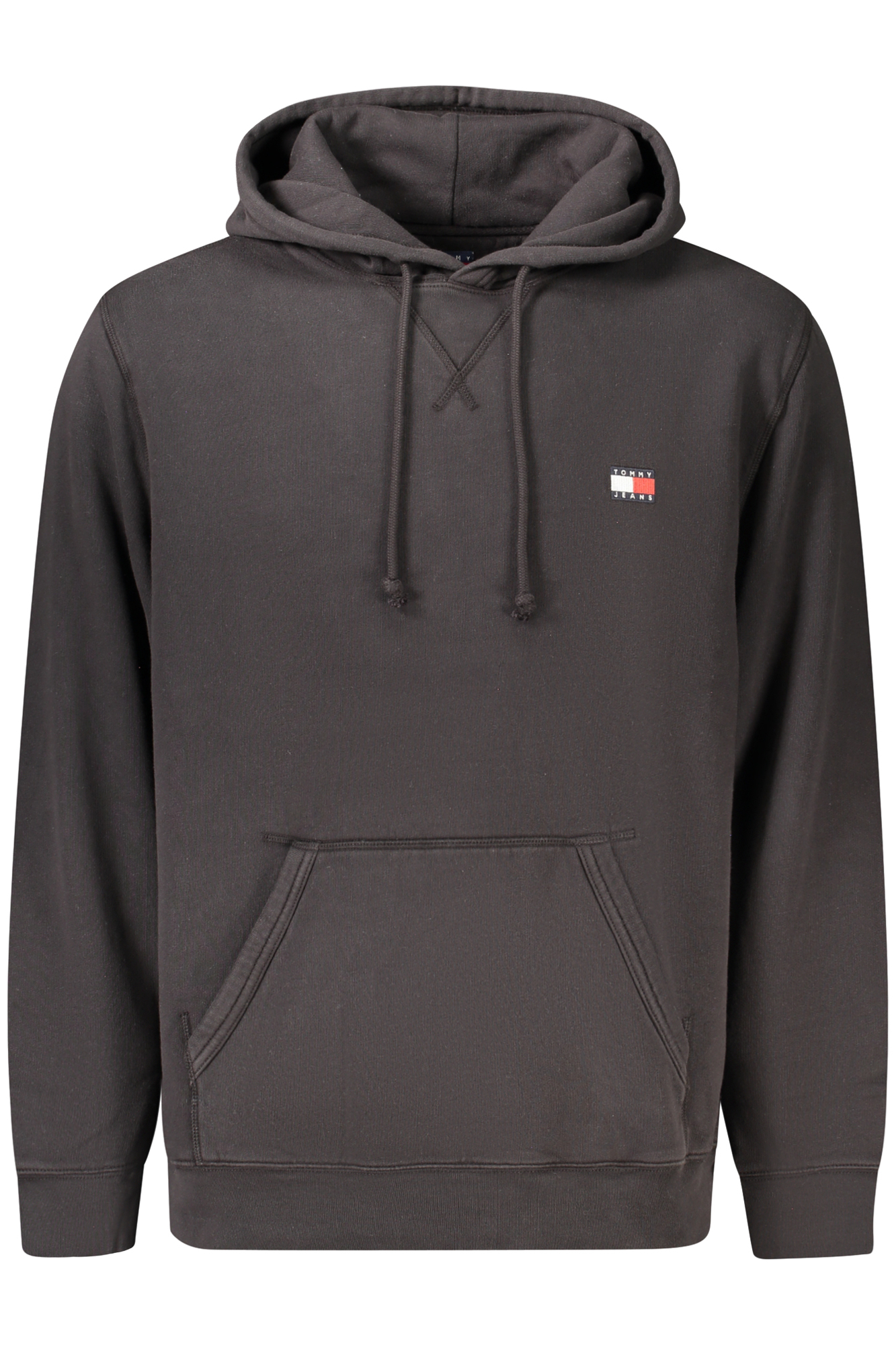 TOMMY HILFIGER FELPA SENZA ZIP UOMO - Nero