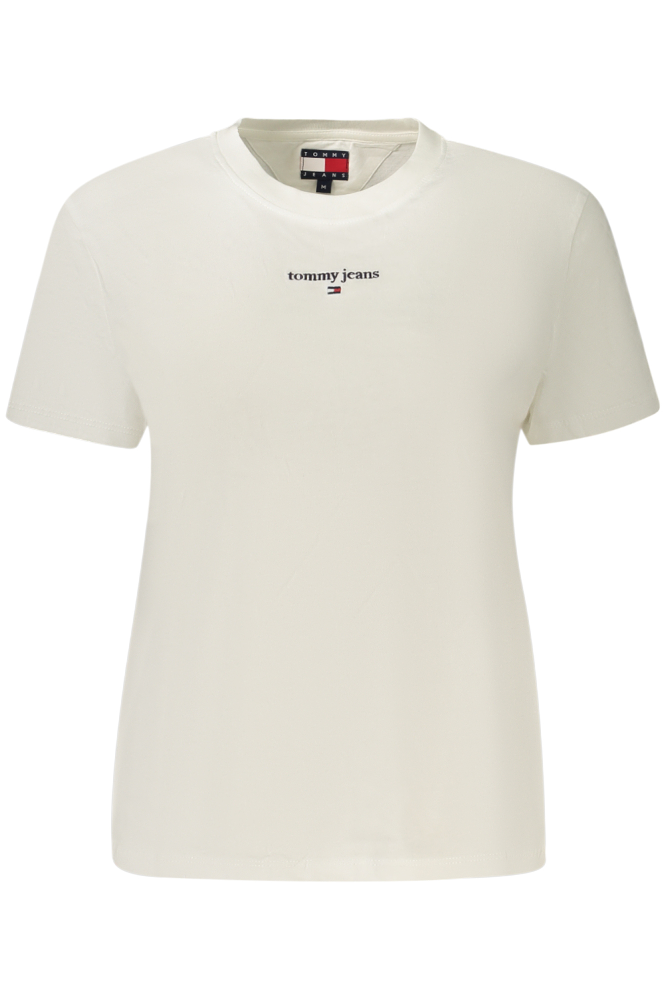 TOMMY HILFIGER T-SHIRT MANICHE CORTE DONNA - Bianco