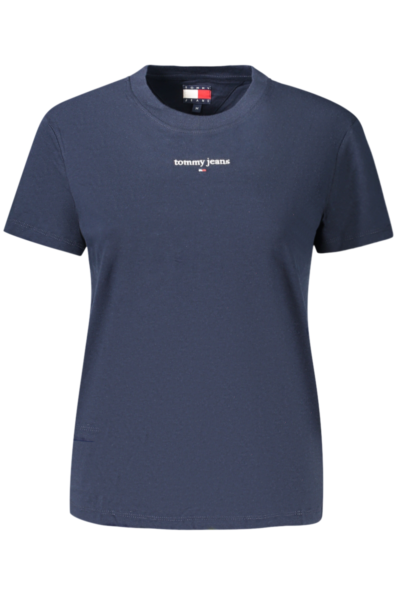 TOMMY HILFIGER T-SHIRT MANICHE CORTE DONNA - Blu